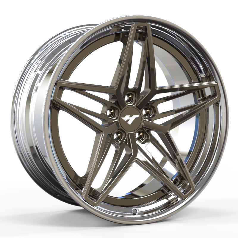 18-24 inch chrome + bronze forged and coutom wheel rim