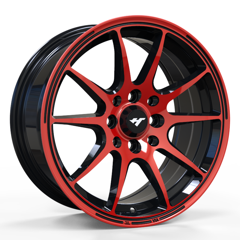 14X6.0 inch Red wheel rim