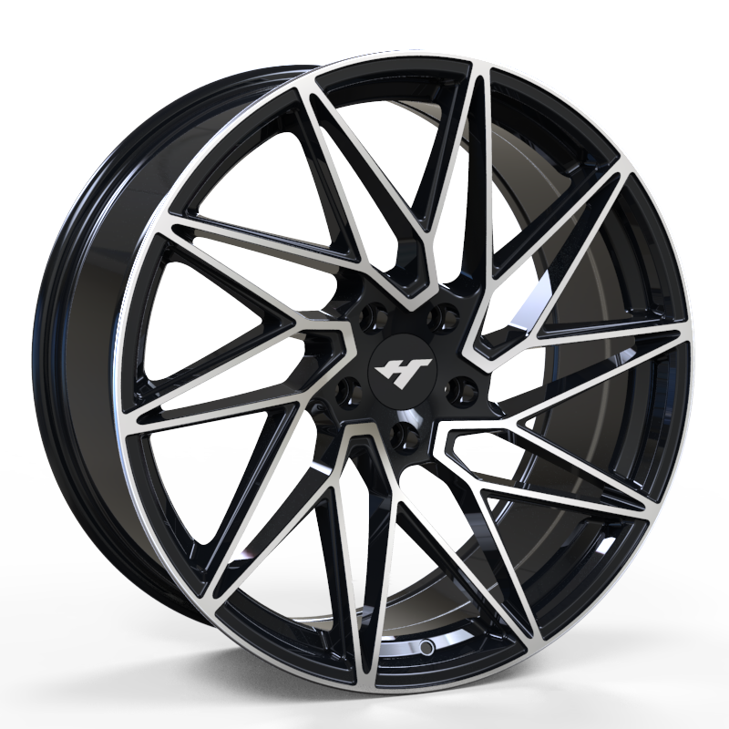 20X8.5 inch black / machine face wheel rim