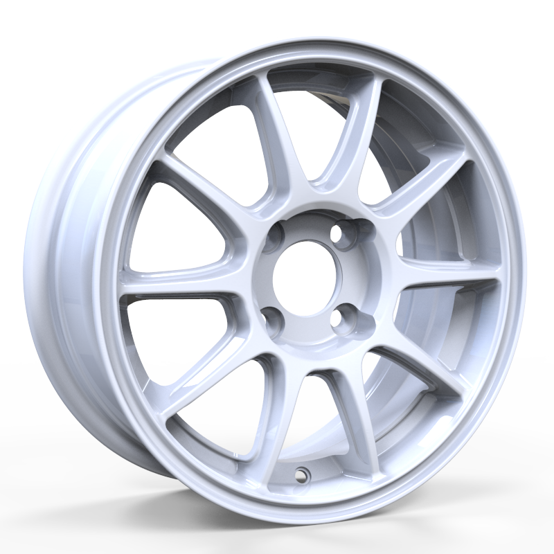 14X6.0 inch white wheel rim