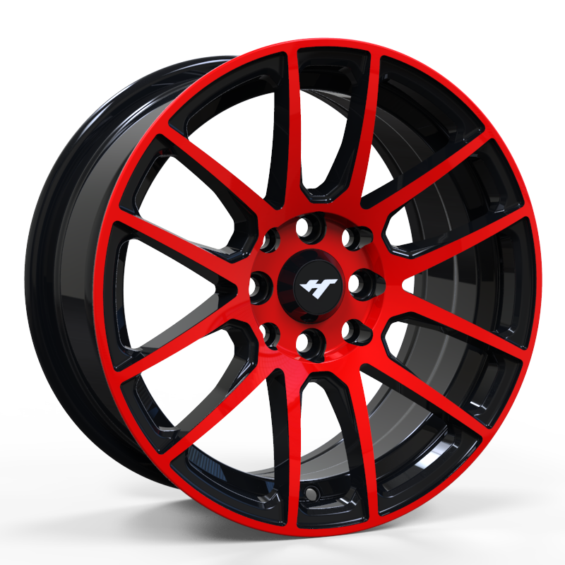 15X7.0 inch red face wheel rim
