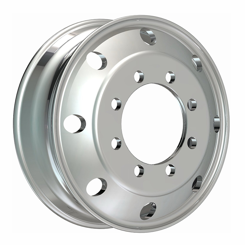 22.5X7.5 inch silver truck wheel rim