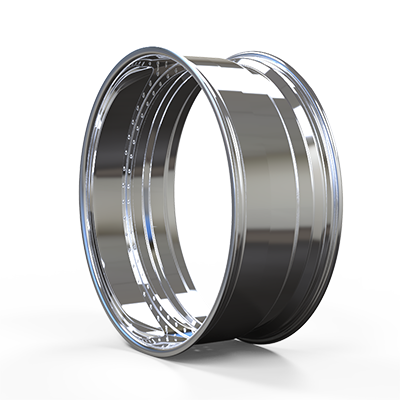 Barrel Rim　20x8.5x2.5 inch　silver wheel rim