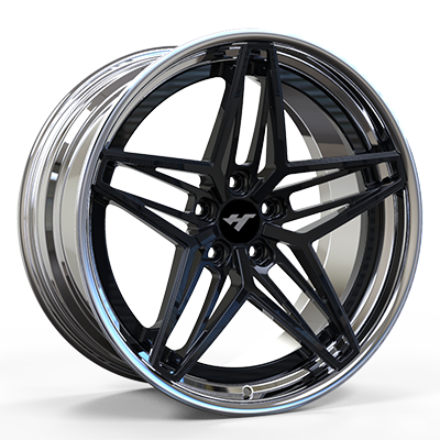 JHG5004　18-24 inch　Chrome + Black Face wheel rim