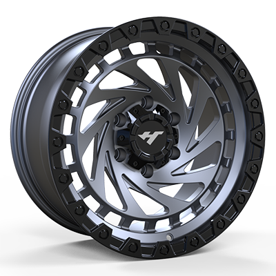 JHS5996　17X8.0 inch　grey & black wheel rim